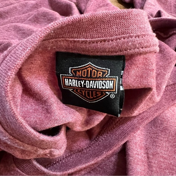 Hardly Davidson Women’s RIDE TO DIE Floral Print Long sleeve Top size L NWOT - Picture 3 of 12